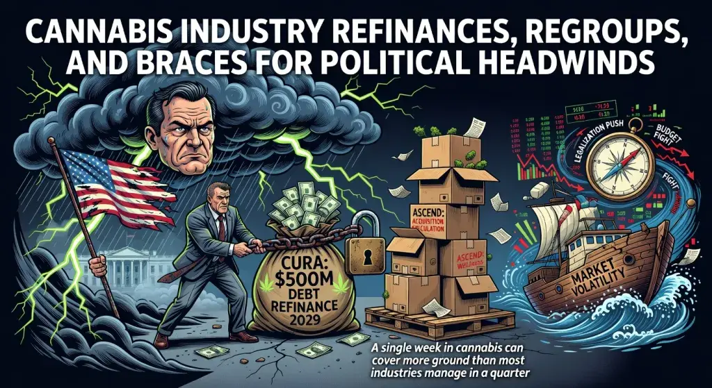 Cannabis Industry Refinances, Regroups, and Braces for Political Headwinds