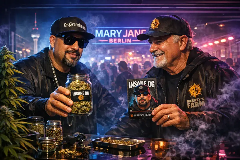 Barney's Farm Partners with B-Real to Launch Insane OG Seeds at Mary Jane Berlin