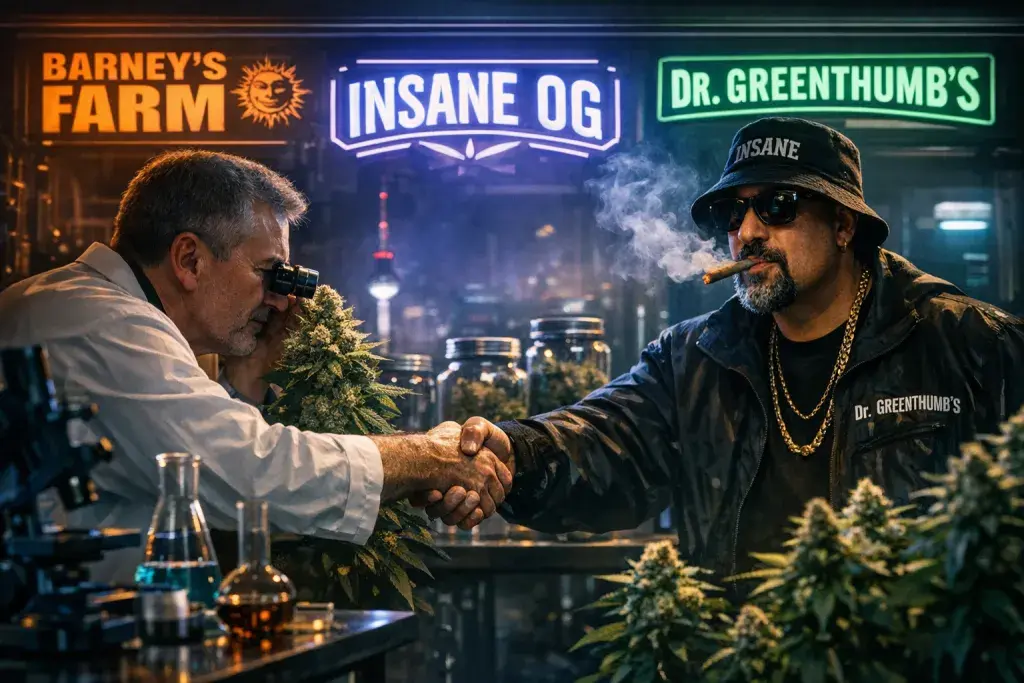 Barney’s Farm and Dr. Greenthumbs Launch Insane OG in Global Cannabis Collaboration