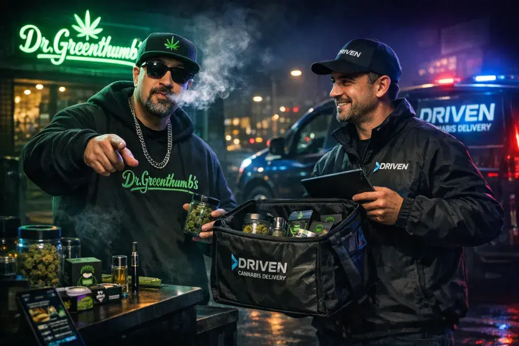 Driven Deliveries Partners with B-Real's Dr. Greenthumb for Cannabis E-Commerce Delivery