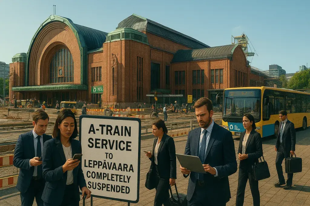 Helsinki Rail Disruptions Force Business Travellers to Rebuild Summer Itineraries