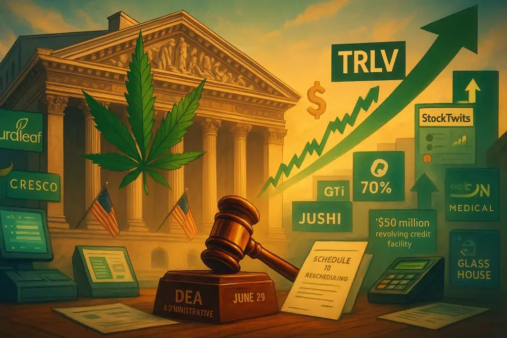 Cannabis ETF Surges as Trulieve's NYSE Debut Tests Sector Momentum